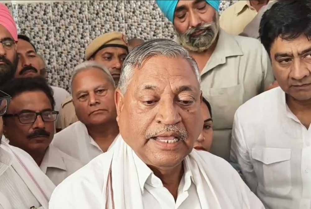 ‘संविधान बचाओ अभियान’ में यमुनानगर पहुंचे हरियाणा कांग्रेस अध्यक्ष उदयभान पानी के मसले पर बड़ा बयान