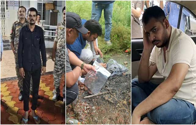 Raja Murderमामले में इंदौर कोर्ट में पेश किए गए सिलोम और बल्लू, हत्या के बाद सोनम को दी थी शरण