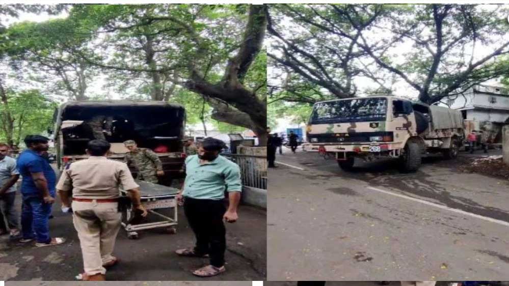 भोपाल फायर रेंज में ट्रेनिंग के दौरान जवान विजय सिंह की डमी बम गिरने से मौत