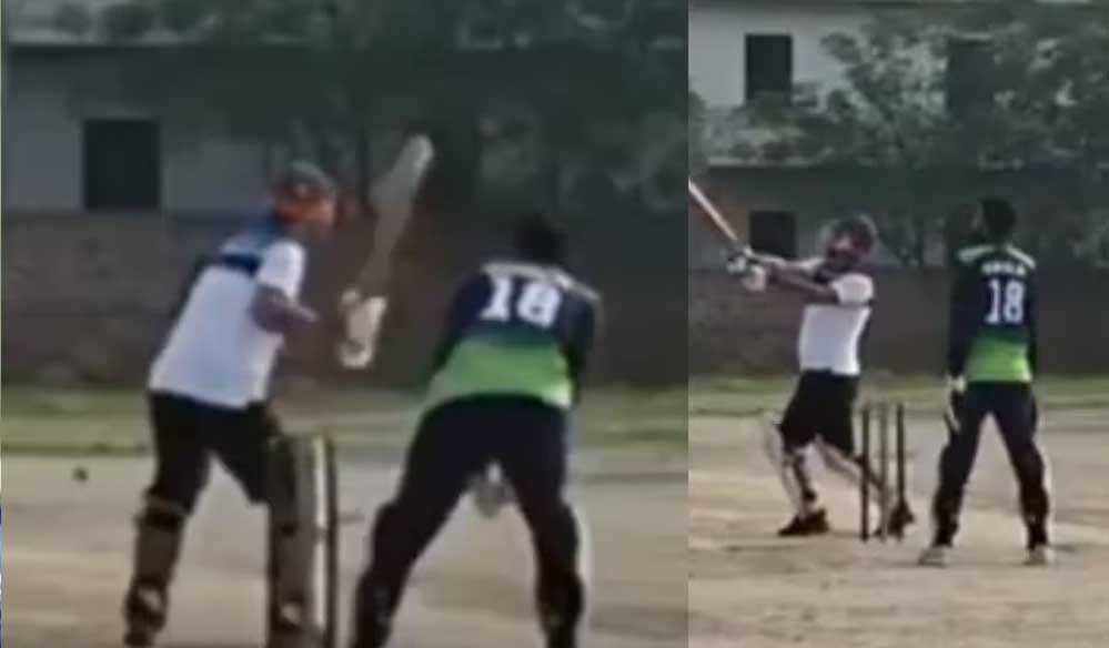 छक्का जड़ने के बाद क्रिकेटर को आया हार्ट अटैक, पिच पर ही तोड़ दिया दम