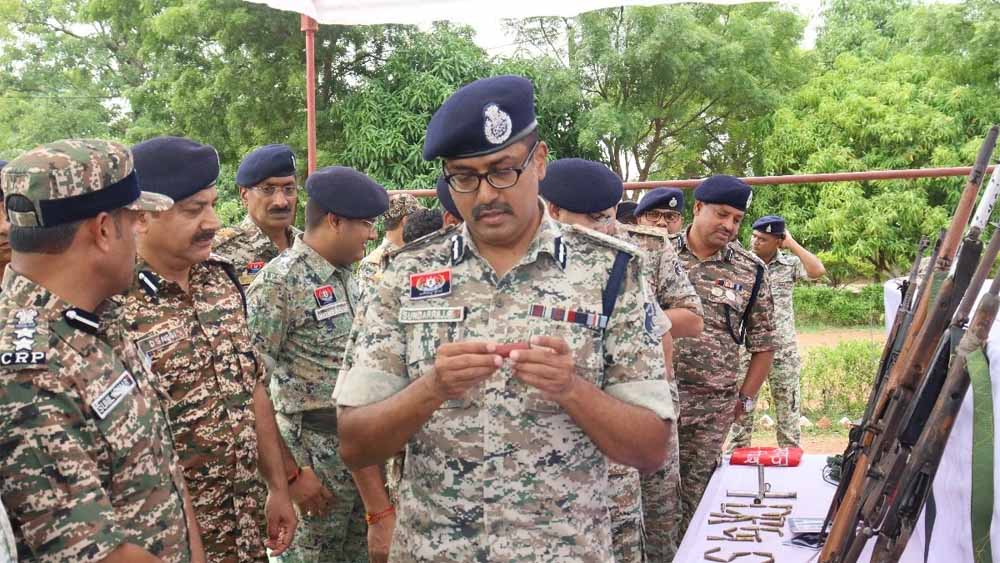 नेशनल पार्क मुठभेड़ में बरामद किया गया, 7 माओवादियों में से 5 की हुई शिनाख्तगी