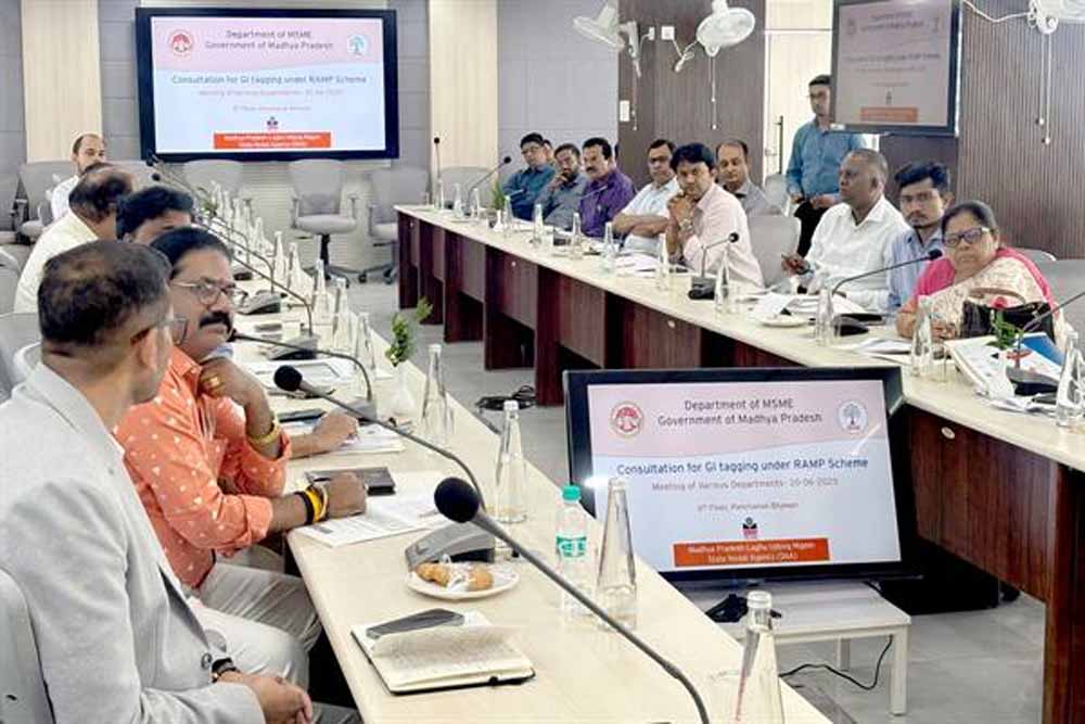 मध्यप्रदेश के 20 उत्पादों के जीआई टैगिंग प्रक्रिया के लिये एमओयू हुआ