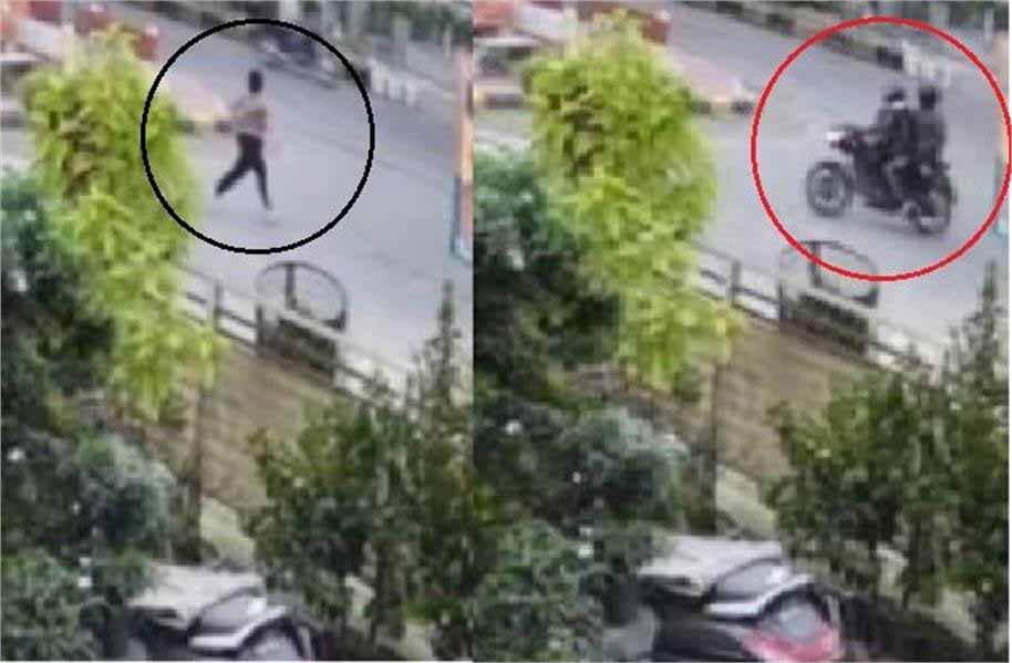 कुरुक्षेत्र में सीएम निवास के नजदीक चोरों ने महिला से स्नेचिंग की वारदात सामने आई, घटना CCTV में कैद