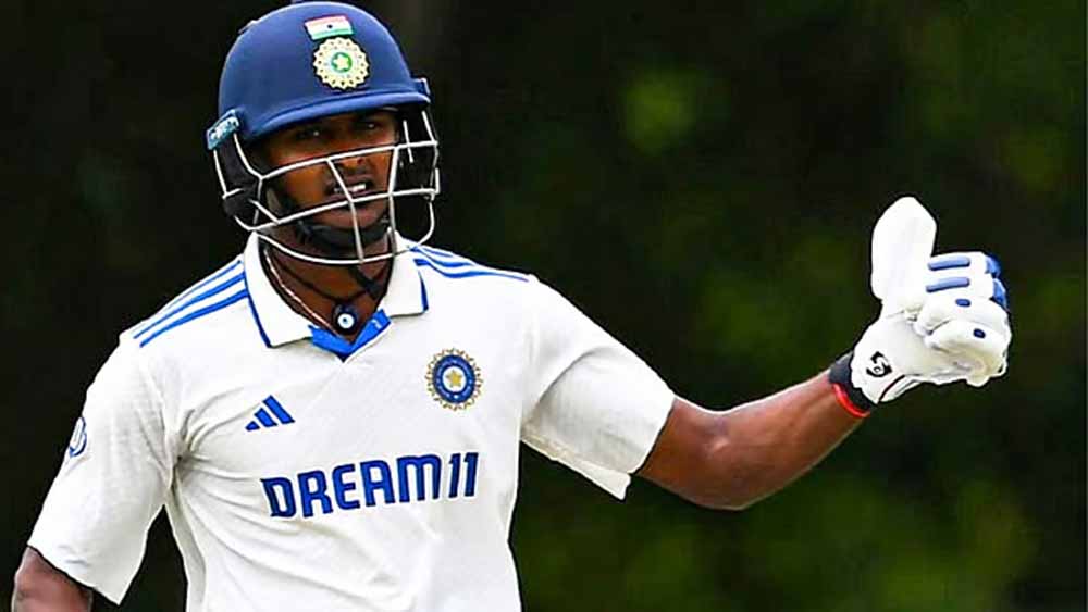 स्टार बल्लेबाज साई सुदर्शन ने भारत के लिए किया टेस्ट डेब्यू, चेतेश्वर पुजारा ने थमाई भारतीय कैप