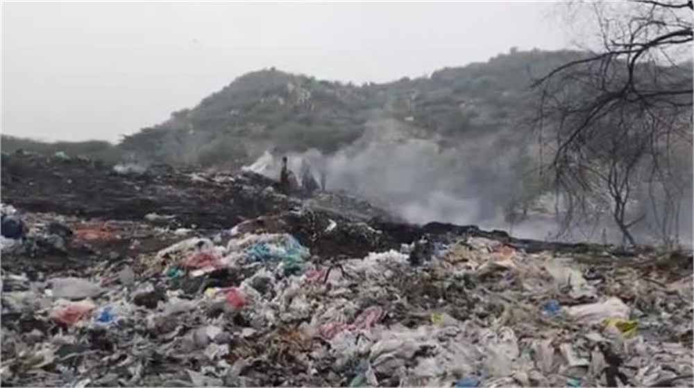 नूंह जिले के खोरी कला गांव के पास अरावली के 5 एकड़ जंगल में फिर से लगी आग, वन को पहुंच रहा है नुकसान