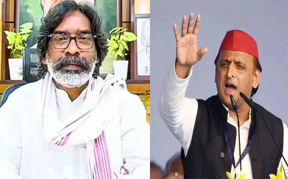 मुख्यमंत्री हेमंत सोरेन ने ‘एक्स’ पर अखिलेश यादव को दी जन्मदिन की बधाई