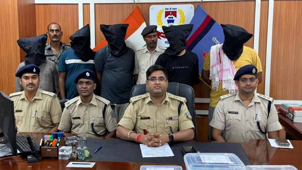 गोड्डा पुलिस की बड़ी सफलता: अंतरराज्यीय वाहन चोर गिरोह के 5 सदस्य गिरफ्तार