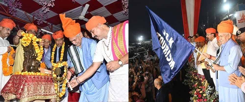 अमरनाथ यात्रा शुरू: सिन्हा ने पहले जत्थे को दिखाई हरी झंडी, भक्ति में डूबे श्रद्धालु