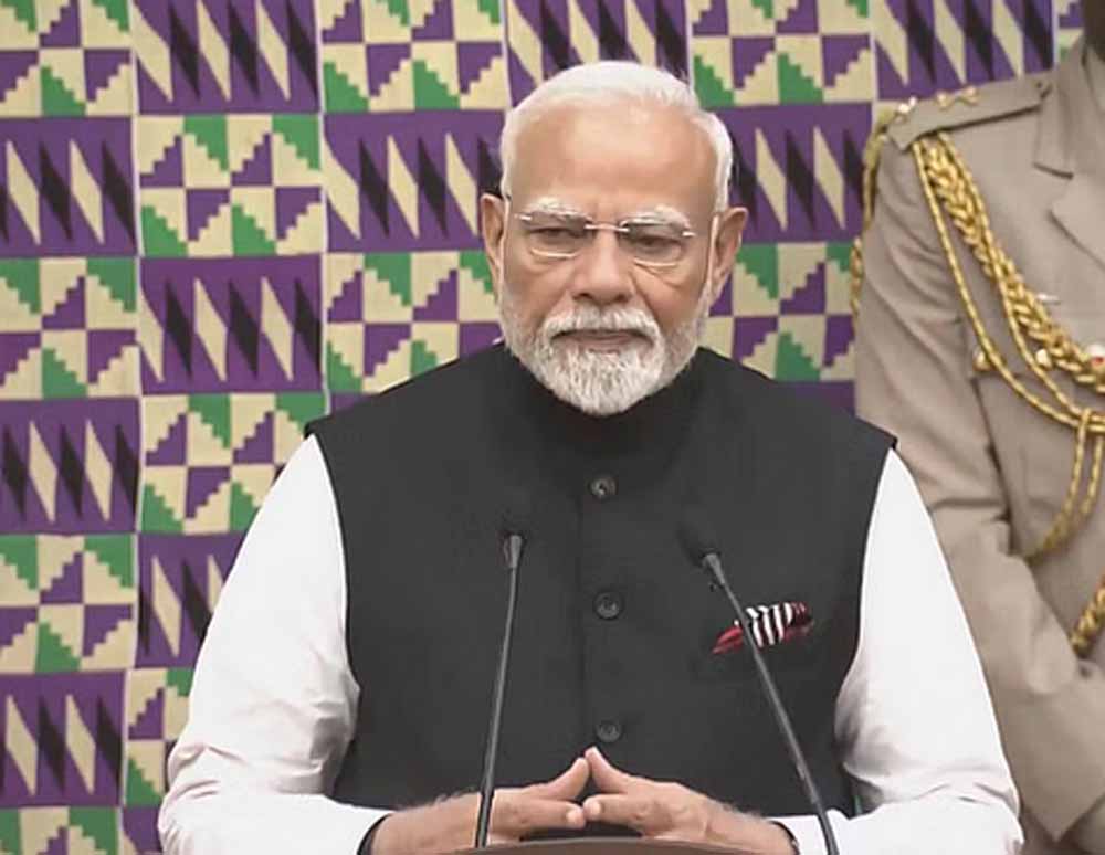 पीएम मोदी ने संबोधन में कहा- घाना एक ऐसा देश है जो साहस के साथ खड़ा है, भारत सबके भले की बात करता है