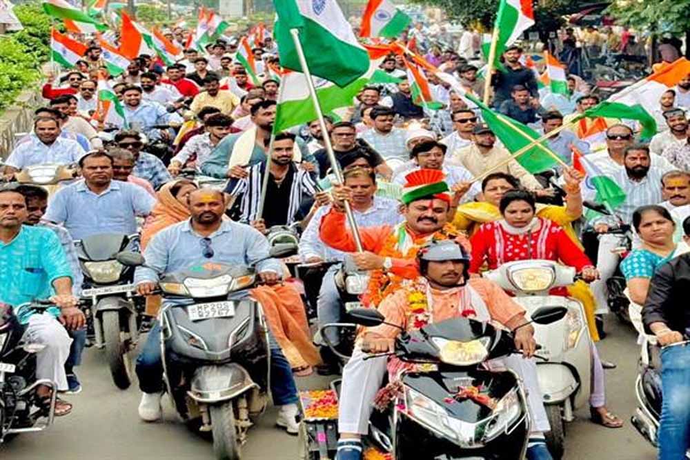 नगरीय निकायों में हर घर तिरंगा अभियान के अंतर्गत हुए कार्यक्रम