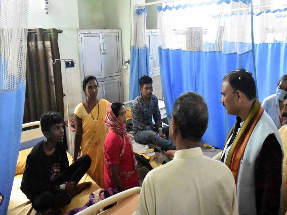 रायपुर : स्वास्थ्य मंत्री श्याम बिहारी जायसवाल ने जिला चिकित्सालय बालोद का निरीक्षण कर व्यवस्थाओं का लिया जायजा