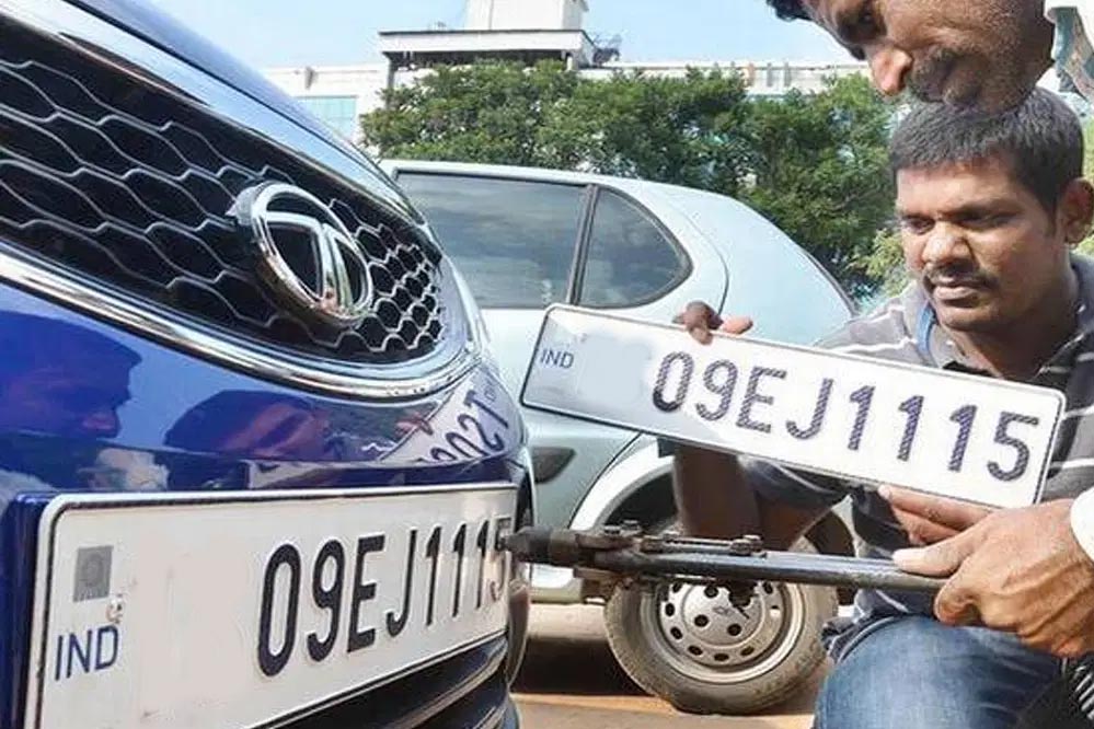 वाहनों में हाई सिक्योरिटी रजिस्ट्रेशन प्लेट लगाने चलेगा अभियान