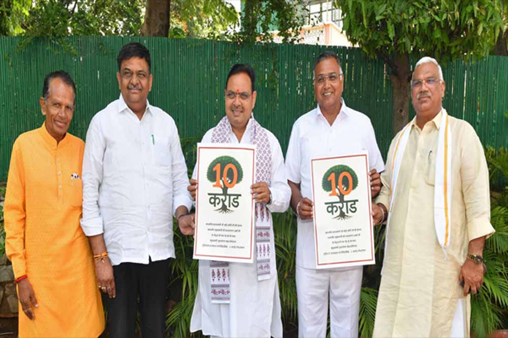 ‘हरियालो राजस्थान’: CM भजनलाल शर्मा ने पौधारोपण की सफलता पर पोस्टर विमोचन किया