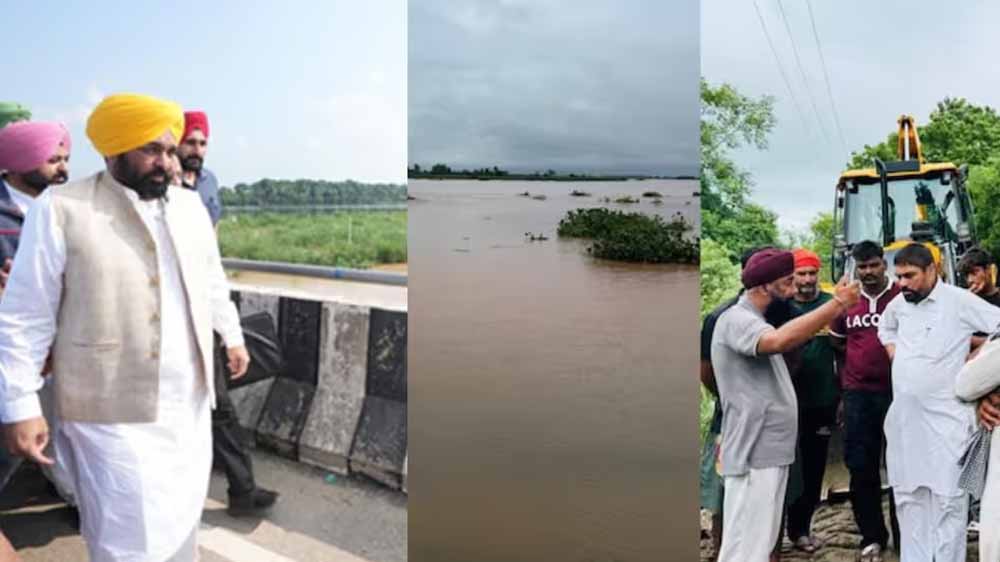 CM मान ने किया बाढ़ प्रभावित क्षेत्रों का दौरा, राहत कार्यों पर दिए सख्त निर्देश