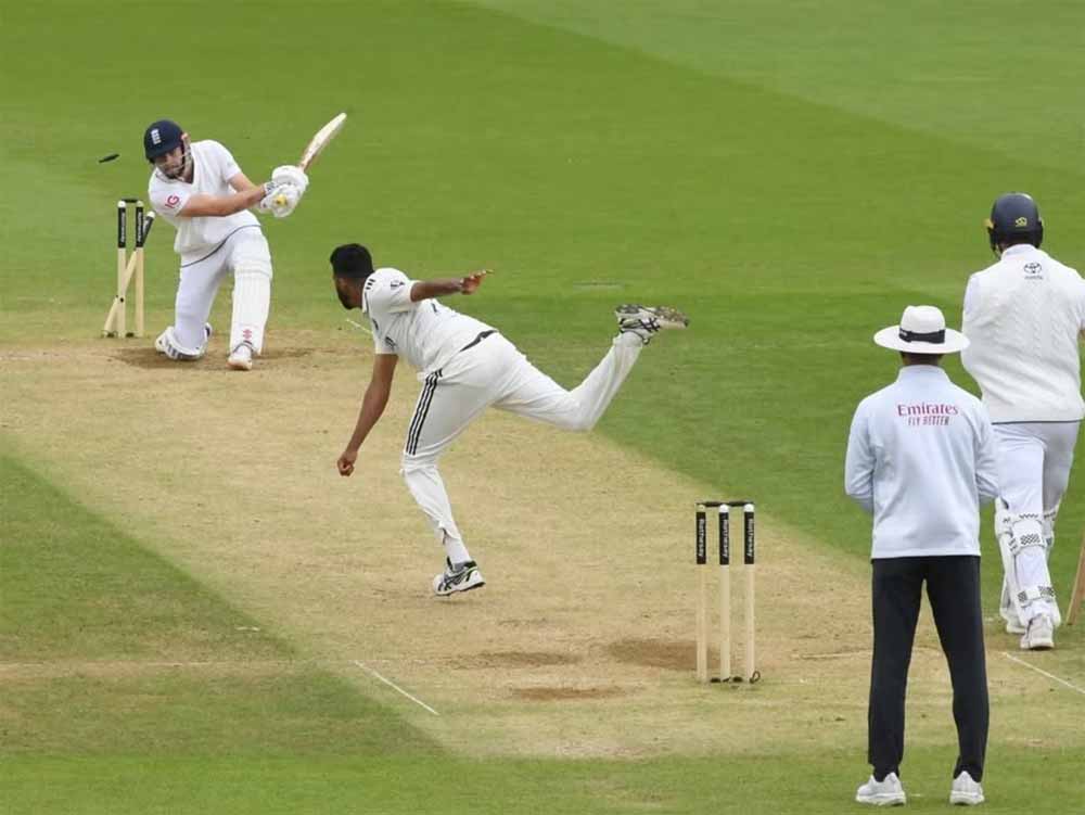 मैं खुशकिस्मत हूं: मोहम्मद सिराज की खतरनाक गेंद ने अंपायर कुमार धर्मसेना को भी चौंका दिया