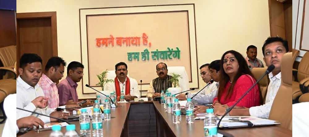 उप मुख्यमंत्री द्वय अरुण साव और विजय शर्मा ने बस्तर ओलंपिक की तैयारियों की समीक्षा की