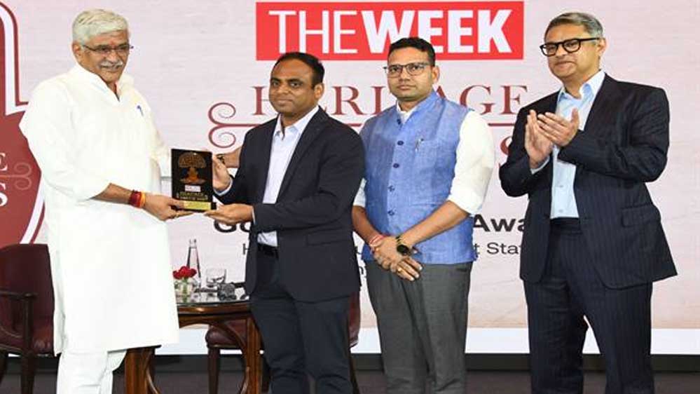 ‘हेरिटेज टूरिज्म – बेस्ट स्टेट’ अवॉर्ड से सम्मानित हुआ मध्यप्रदेश