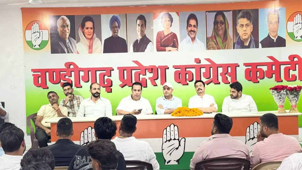 चंडीगढ़ में यूथ कांग्रेस तैयार: महंगाई, बेरोजगारी और शिक्षा पर युवाओं की आवाज़