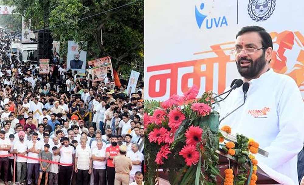 मैराथन: युवा ऊर्जा और राष्ट्र निर्माण का प्रतीक : नायब सिंह सैनी