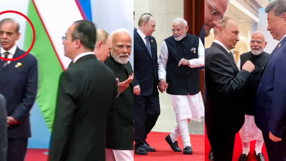 SCO समिट में पीएम मोदी के हर मूव में छिपा पावरफुल मैसेज: चिनफिंग से हाथ मिलाना, पुतिन को गले लगाना