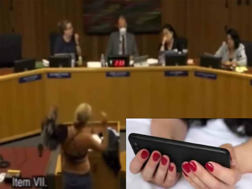 बोर्ड मीटिंग में महिला ने अचानक ऐसा किया कि सबके होश उड़ गए, वीडियो वायरल!