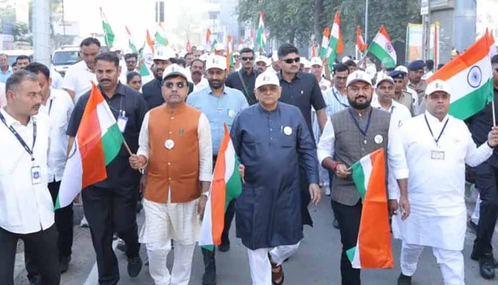 मुख्यमंत्री भूपेंद्र पटेल ने जूनागढ़ में ‘एकता मार्च’ को हरी झंडी दिखाई