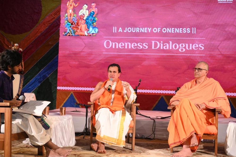 ब्राज़ील के पद्म जोनास मसेट्टी आचार्य शंकर सांस्कृतिक एकता न्यास द्वारा आयोजित प्रेरणा संवाद में हुए शामिल