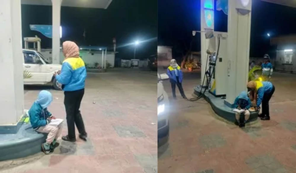 पेट्रोल पंप पर बैठकर पढ़ता 4 साल का अलेक्स: ‘बड़ा होकर कलेक्टर बनूंगा’, वीडियो हुआ वायरल