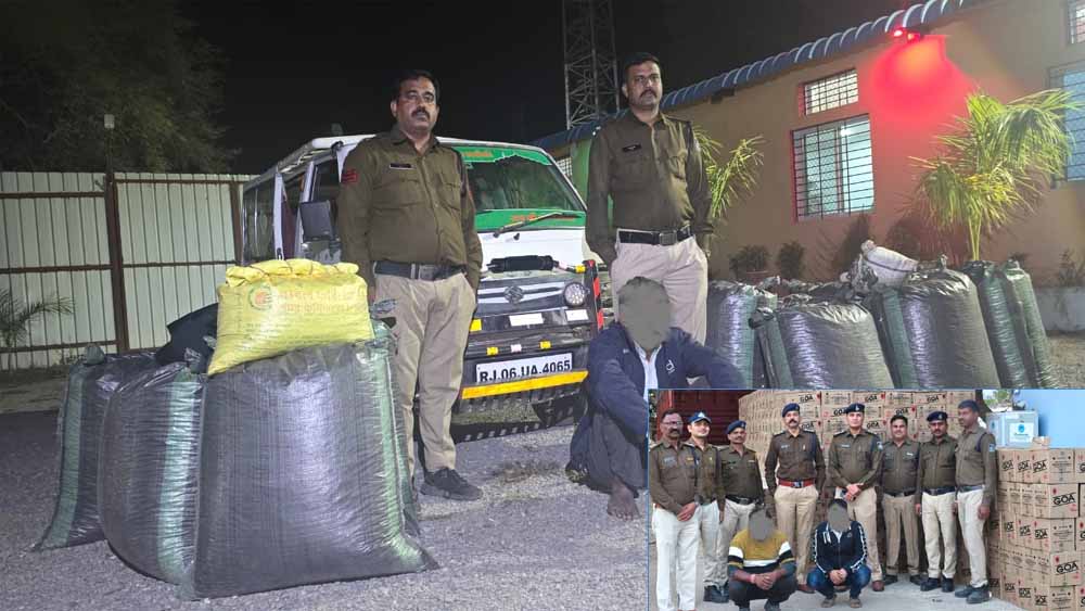 मध्यप्रदेश पुलिस की अवैध मादक पदार्थों एवं शराब पर प्रभावी कार्रवाही