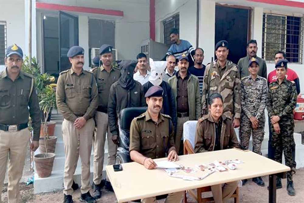 मध्‍यप्रदेश पुलिस ने विगत एक सप्ताह में लूट व चोरी की बड़ी वारदातों का किया खुलासा