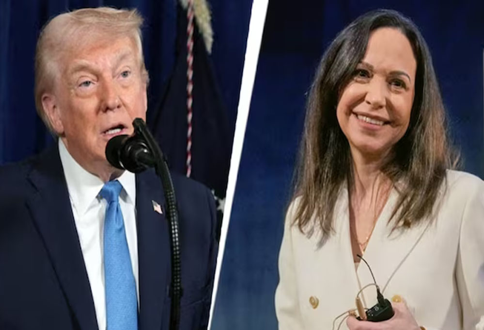 मचाडो ने ट्रंप को वेनेजुएला संकट के बीच भेंट किया अपना नोबेल पुरस्कार, व्हाइट हाउस में हुई मुलाकात