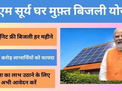 पीएम सूर्य घर योजना में अब तक 29 हजार 275 उपभोक्ताओं के खातों में पहुंची 228 करोड़ से अधिक की सब्सिडी