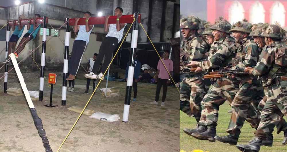 सेना भर्ती में युवाओं ने दिखाया दम, 671 अभ्यर्थियों ने देश सेवा का जज्बा लिए दिया फिजिकल टेस्ट