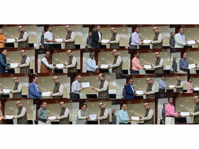 ई-ऑफिस में उत्कृष्ट प्रदर्शन: मुख्य सचिव विकासशील ने अधिकारी-कर्मचारियों को किया सम्मानित