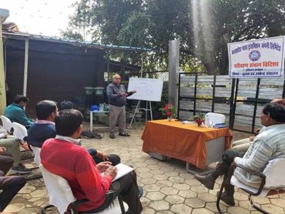 एम.पी. ट्रांसको के 220 केवी विदिशा सबस्टेशन पर हुई सुरक्षा प्रशिक्षण कार्यशाला