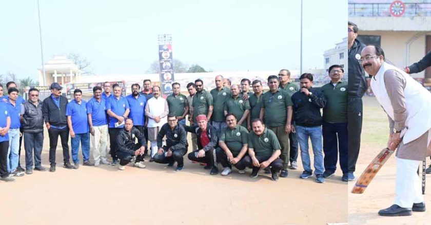 रायपुर इंटर प्रेस क्रिकेट प्रतियोगिता का आगाज़, संपादकों–पूर्व पदाधिकारियों के बीच रोमांचक मुकाबला, डिप्टी सीएम साव भी मैदान में