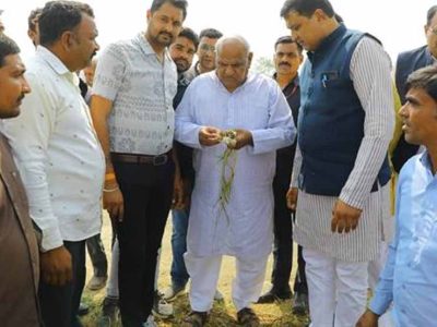 प्रदेश के ओलावृष्टि प्रभावित किसानों को मिलेगा पूरा मुआवजा – राजस्व मंत्री  वर्मा