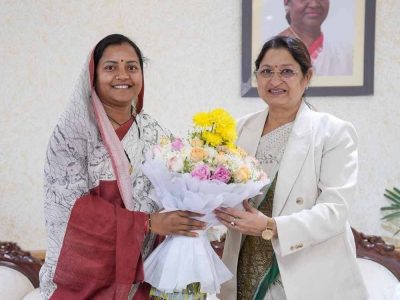 महतारी गौरव वर्ष’ मना रहा छत्तीसगढ़: मंत्री लक्ष्मी राजवाड़े ने केंद्रीय मंत्री अन्नपूर्णा देवी को दी जानकारी