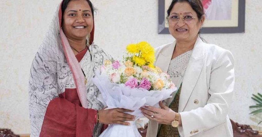 महतारी गौरव वर्ष’ मना रहा छत्तीसगढ़: मंत्री लक्ष्मी राजवाड़े ने केंद्रीय मंत्री अन्नपूर्णा देवी को दी जानकारी