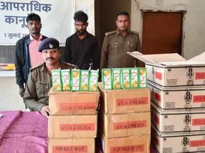 यूपी से आ रही शराब तस्करी का पर्दाफाश, कैमूर में दो धंधेबाज गिरफ्तार