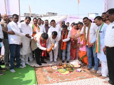 उप मुख्यमंत्री विजय शर्मा ने कवर्धा नगर के विकास के लिए रखी 2.80 करोड़ के निर्माण कार्यों की आधारशिला