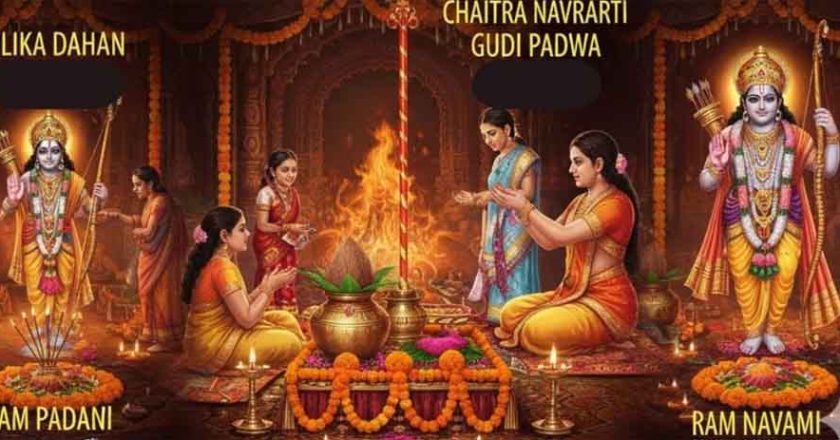 मार्च में त्योहारों की बहार: 3 मार्च को होलिका दहन, 19 से चैत्र नवरात्र का शुभारंभ