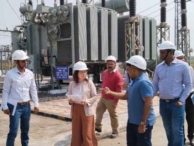 जायका टीम ने किया एमपी ट्रांसको की ट्रांसमिशन लाइन एवं सब स्टेशन का बारीकी से निरीक्षण