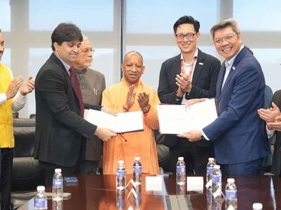 Yogi Adityanath का सिंगापुर दौरा तेज: जेवर एयरपोर्ट के लिए 4,458 करोड़ के दो बड़े प्रोजेक्ट्स को हरी झंडी