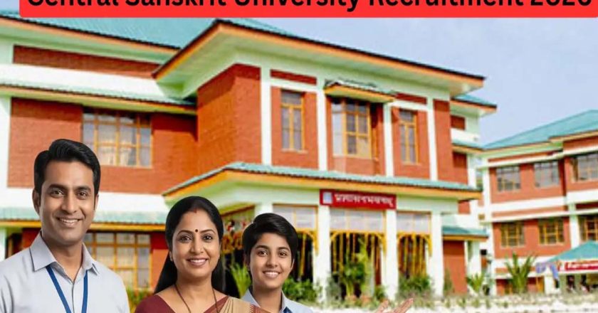 केंद्रीय संस्कृत विश्वविद्यालय में 144 नॉन-टीचिंग पदों पर भर्ती, आवेदन की अंतिम तिथि 16 अप्रैल