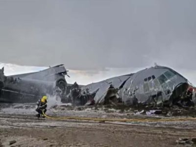 पेरू बॉर्डर के पास कोलंबिया का मिलिट्री प्लेन क्रैश, 66 सैनिकों की दर्दनाक मौत