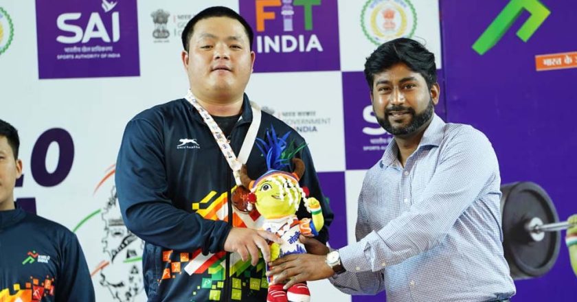भारत्तोलन पुरुष 88 किग्रा वर्ग में अरुणाचल के रुबा ताडु बने चैंपियन