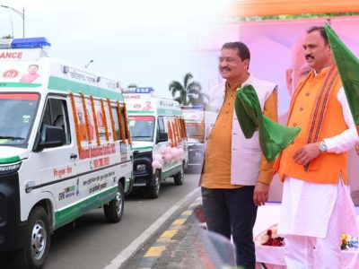 प्रदेश की लाइफलाइन हुई सशक्त: मुख्यमंत्री विष्णुदेव साय ने 370 नई एम्बुलेंस को दिखाई हरी झंडी