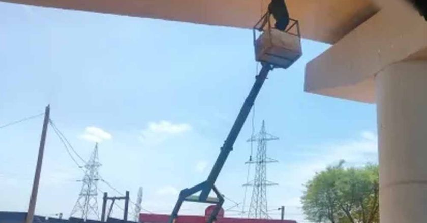 CM दौरे से पहले ROB की 100 टन लोड टेस्टिंग शुरू, जल्द खुलने से लाखों को मिलेगी राहत