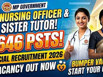 नर्सिंग ऑफिसर और सिस्टर ट्यूटर के 2646 पदों पर भर्ती, हाईकोर्ट के आदेश के बाद आवेदन प्रक्रिया फिर से शुरू